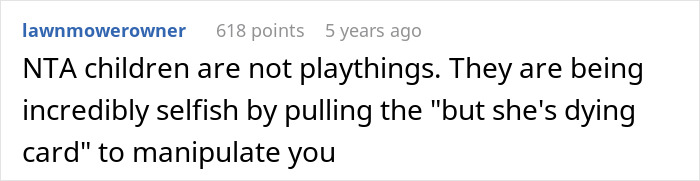 Cousin With Cancer Wants To Borrow Baby To Experience Motherhood: “It’s Really Creepy” Cousin With Cancer Wants To Borrow Baby To Experience Motherhood: “It’s Really Creepy”