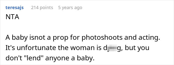 Cousin With Cancer Wants To Borrow Baby To Experience Motherhood: “It’s Really Creepy” Cousin With Cancer Wants To Borrow Baby To Experience Motherhood: “It’s Really Creepy”