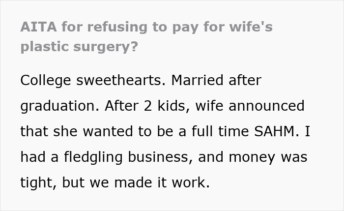 Wife&rsquo;s Cosmetic Upgrade Comes With A Side Of Infidelity, Husband Spirals As She Asks For More