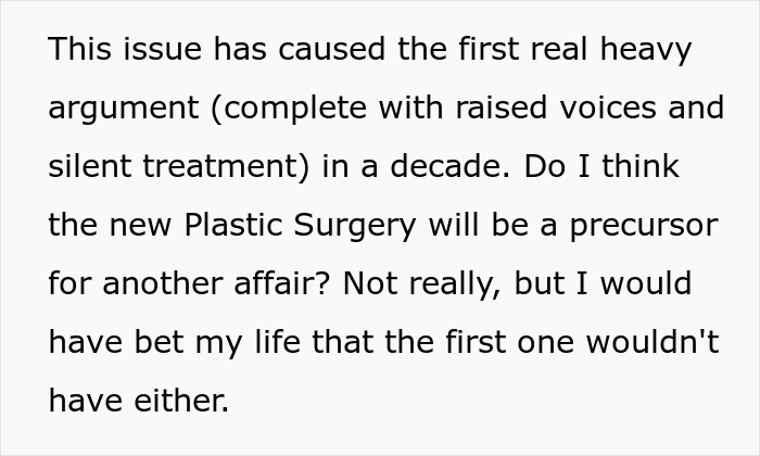 Wife&rsquo;s Cosmetic Upgrade Comes With A Side Of Infidelity, Husband Spirals As She Asks For More