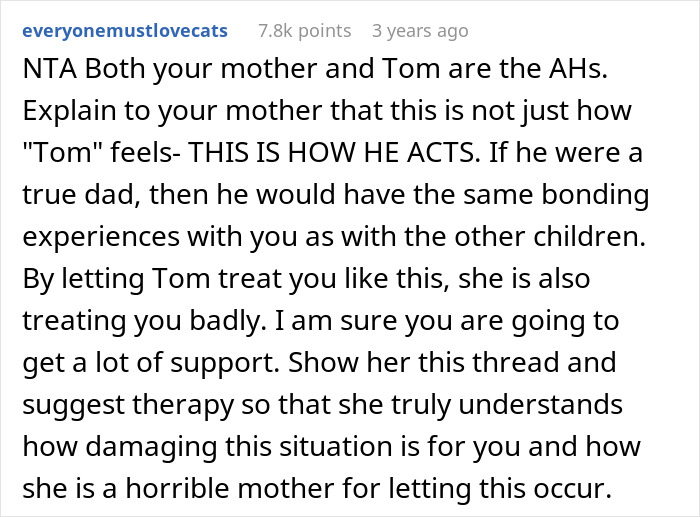 Teen Calls Out Stepdad For Ignoring Him, Mom Says He&rsquo;s &ldquo;95% Dad&rdquo; And To Let It Go