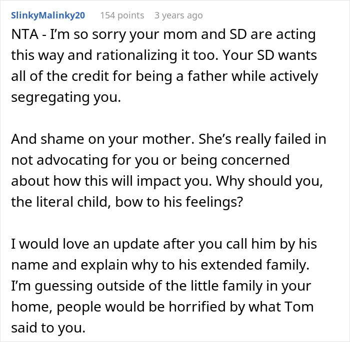 Teen Calls Out Stepdad For Ignoring Him, Mom Says He&rsquo;s &ldquo;95% Dad&rdquo; And To Let It Go