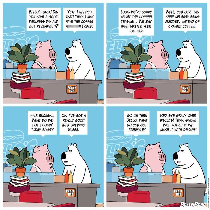 This Artist Makes Relatable Comics About Everyday Life Starring Bello Bear (30 Pics)