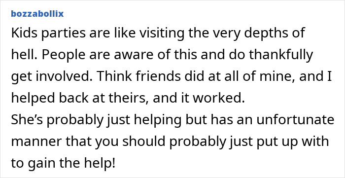 B-Day Party Turns Awkward As Guest Mom Rearranges Food, Corrects Child, And Takes Control Of The House B-Day Party Turns Awkward As Guest Mom Rearranges Food, Corrects Child, And Takes Control Of The House