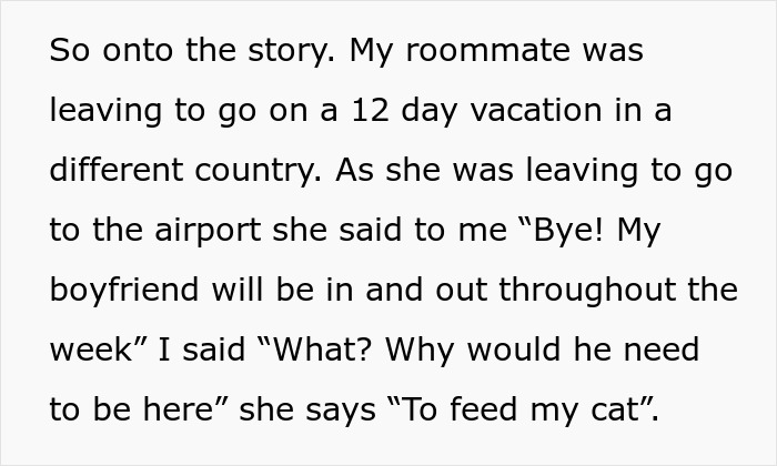Lady Thinks Shared Apartment Is A Hotel, Roommate Angry As She Gives BF A Key While She’s On Vacay