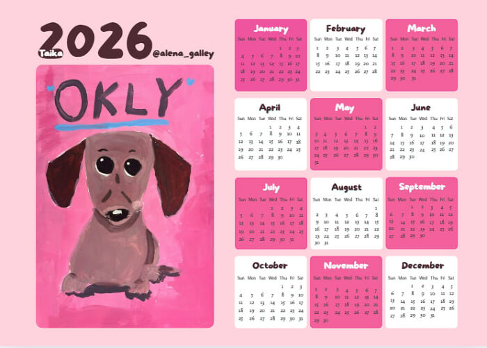 I Turned My Students’ Drawings Into Wall Calendars To Make Them Feel Like Real Artists (13 Pics) I Turned My Students’ Drawings Into Wall Calendars To Make Them Feel Like Real Artists (13 Pics)