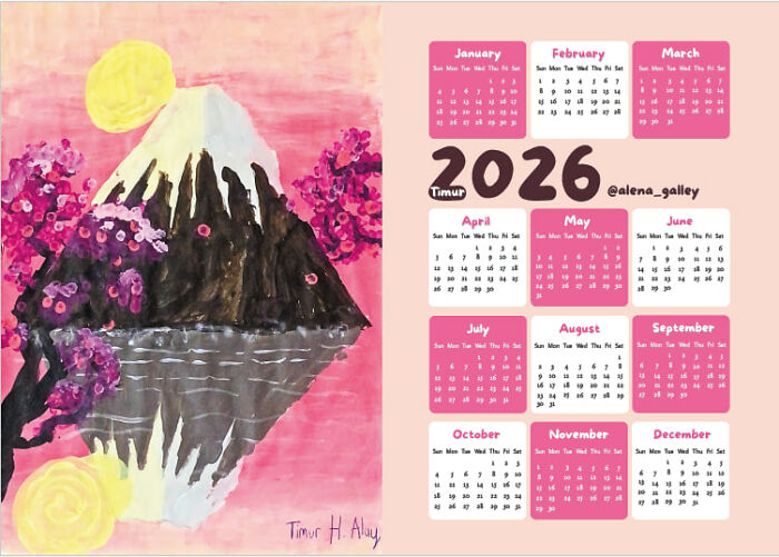 I Turned My Students’ Drawings Into Wall Calendars To Make Them Feel Like Real Artists (13 Pics) I Turned My Students’ Drawings Into Wall Calendars To Make Them Feel Like Real Artists (13 Pics)