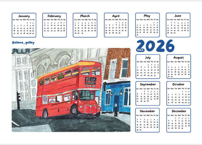 I Turned My Students’ Drawings Into Wall Calendars To Make Them Feel Like Real Artists (13 Pics) I Turned My Students’ Drawings Into Wall Calendars To Make Them Feel Like Real Artists (13 Pics)