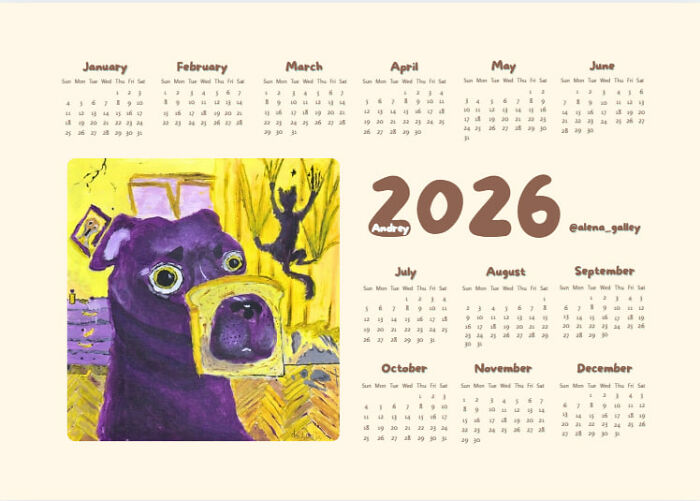I Turned My Students’ Drawings Into Wall Calendars To Make Them Feel Like Real Artists (13 Pics) I Turned My Students’ Drawings Into Wall Calendars To Make Them Feel Like Real Artists (13 Pics)