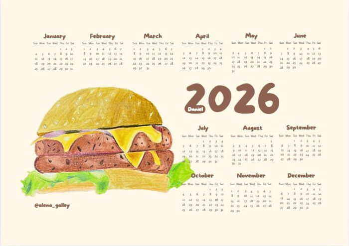 I Turned My Students’ Drawings Into Wall Calendars To Make Them Feel Like Real Artists (13 Pics) I Turned My Students’ Drawings Into Wall Calendars To Make Them Feel Like Real Artists (13 Pics)