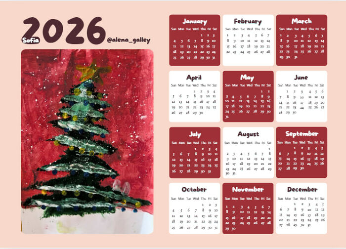 I Turned My Students’ Drawings Into Wall Calendars To Make Them Feel Like Real Artists (13 Pics) I Turned My Students’ Drawings Into Wall Calendars To Make Them Feel Like Real Artists (13 Pics)