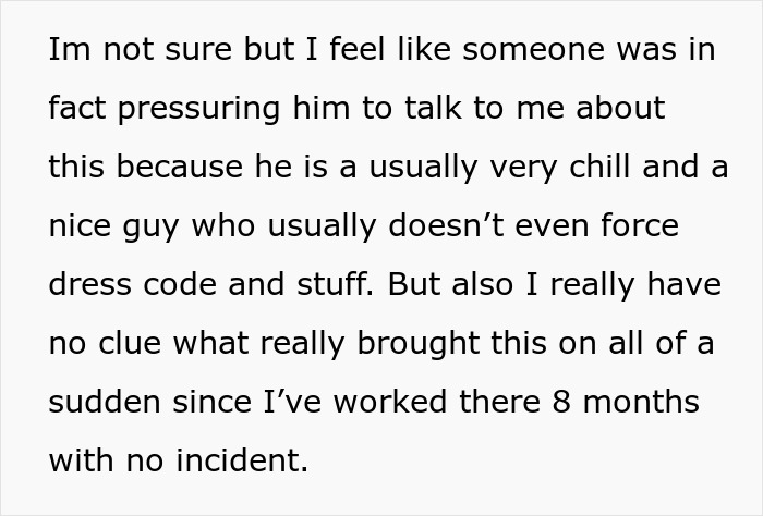 21YO Lady Gets Called Out By Boss For “Hygiene” Problems, Hurt As Her Unshaven Legs Started It