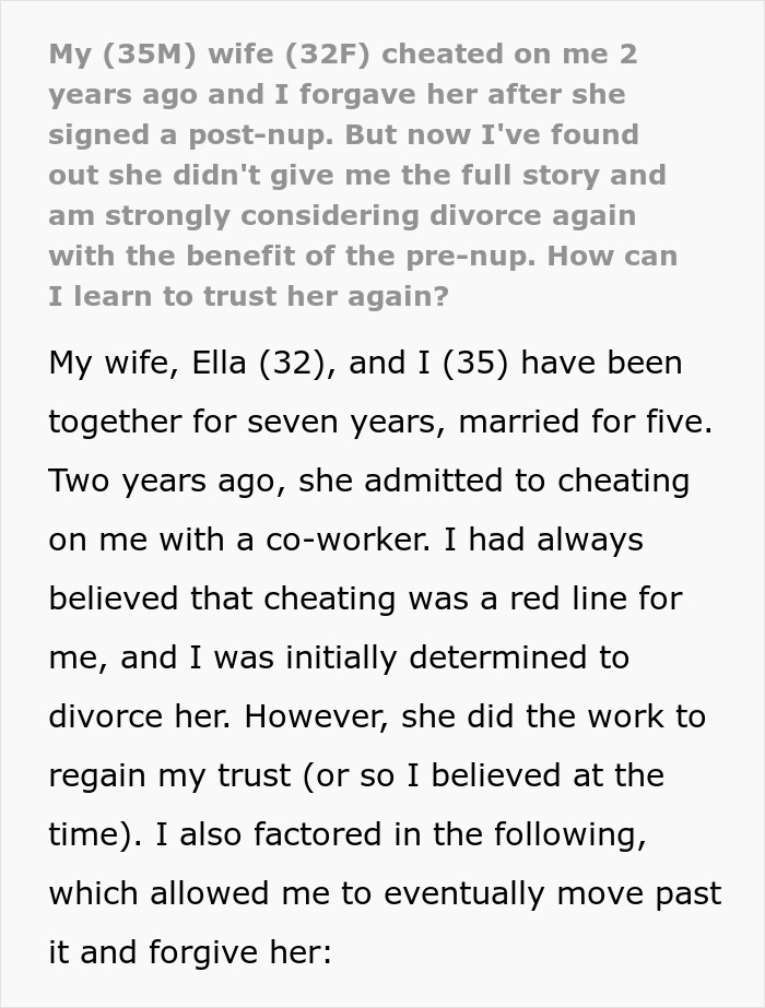 Man Finds Out 2 Years Later That His Wife’s Cheating Wasn’t Simply Just 1 Drunken Night