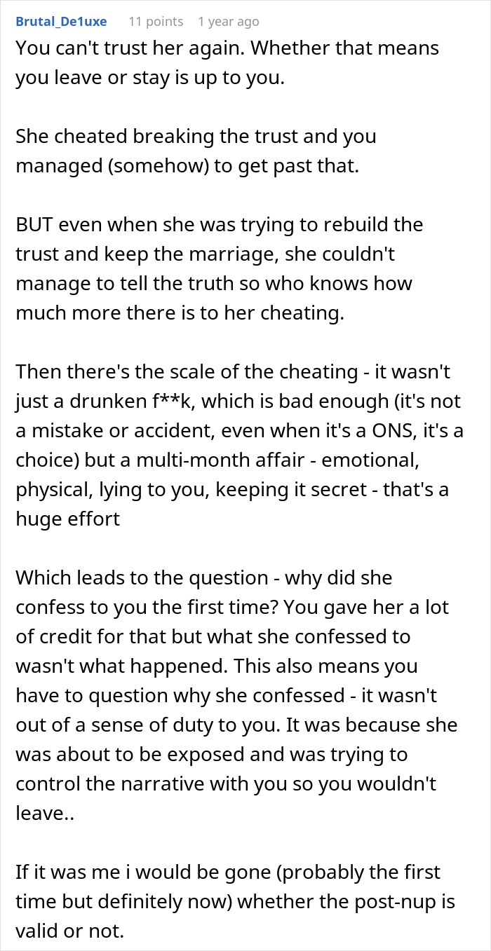 Man Finds Out 2 Years Later That His Wife’s Cheating Wasn’t Simply Just 1 Drunken Night
