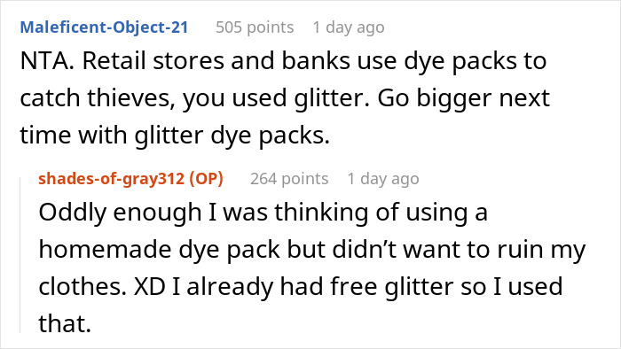 Woman’s House Is Flooded With Glitter After She Steals A Gift With A Hidden Surprise, Demands Compensation