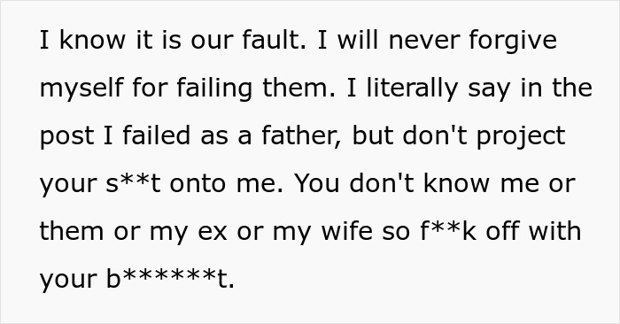 Dad Claims He Did Everything He Could For His Children, But All 5 Of Them Are Failures In His Eyes