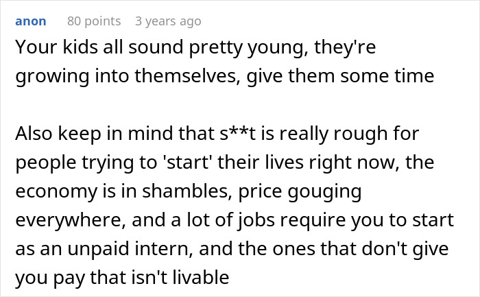 Dad Claims He Did Everything He Could For His Children, But All 5 Of Them Are Failures In His Eyes