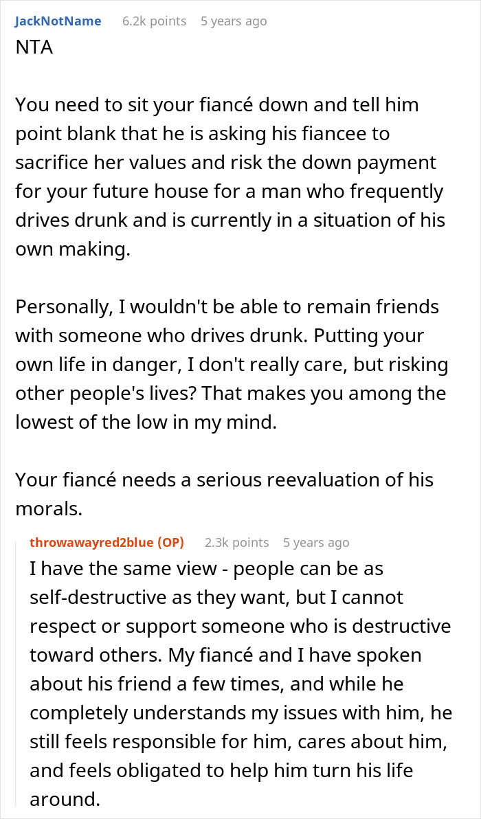 Guy Calls Fianc&eacute;e Selfish And Cruel For Refusing To Give Away Their Savings To Alcoholic Friend