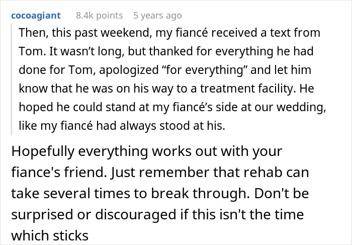 Guy Calls Fianc&eacute;e Selfish And Cruel For Refusing To Give Away Their Savings To Alcoholic Friend
