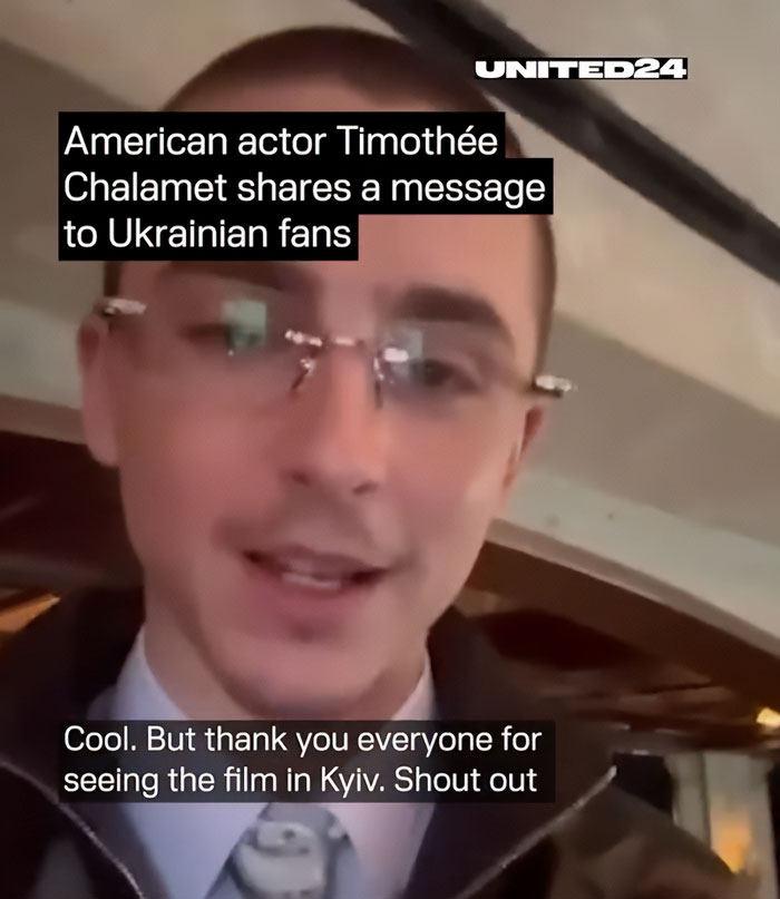Timoth&eacute;e Chalamet’s “Tone Deaf” Message For Fans In Ukraine Sparks Massive Backlash