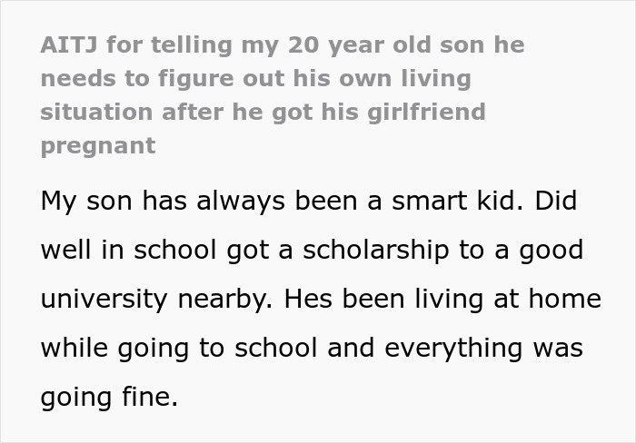 Entitled Son Demands Parent Be “Full-Time Support System” And Let Pregnant GF Move In, Parent Laughs
