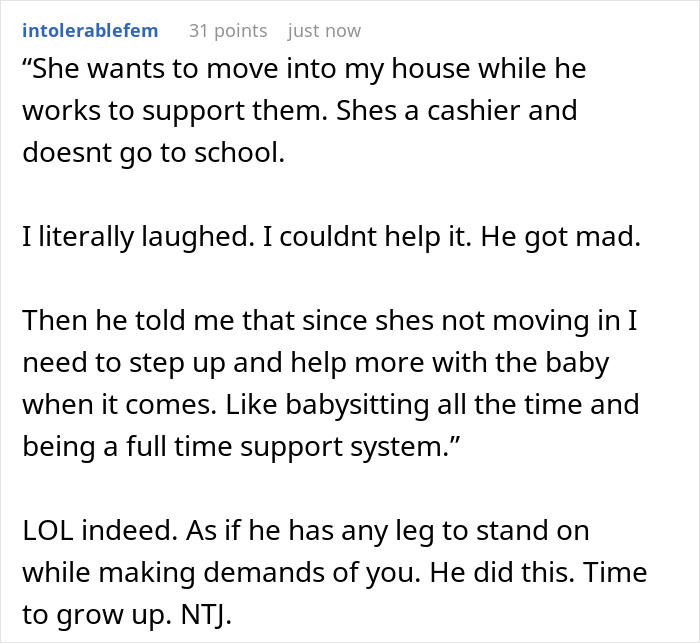 Entitled Son Demands Parent Be “Full-Time Support System” And Let Pregnant GF Move In, Parent Laughs