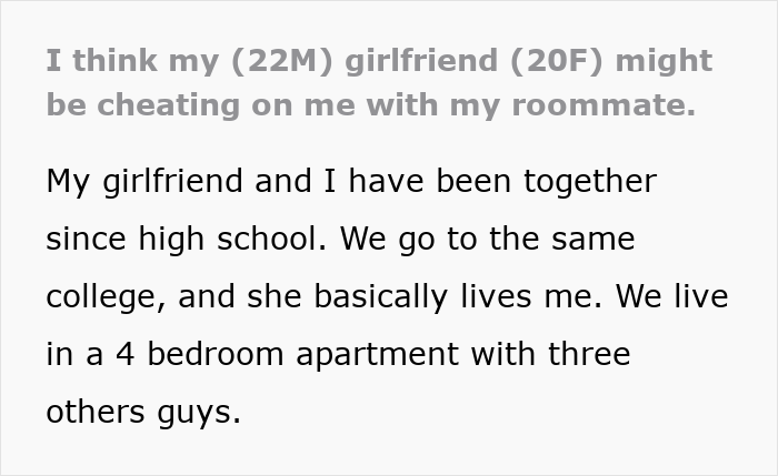Guy Suspects His GF Is Cheating On Him With His Roommate, Finds A Smart Way Expose Them