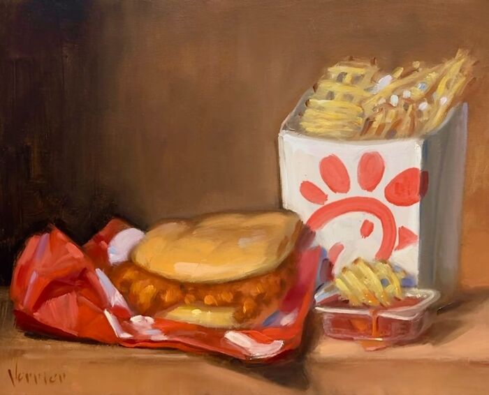Modern-Day Fast Food Portrayed Through A Classical Art Lens By This Artist (45 New Pics)