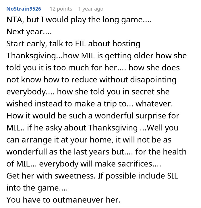 Woman Refuses To Attend MIL&rsquo;s Thanksgiving After She Was Reinvited Because Other Guests Flaked