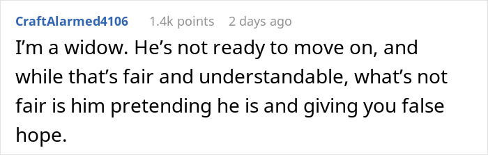 Woman Gets A Brutal Reality Check After Asking Widower Boyfriend To Take Off His Wedding Ring