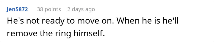 Woman Gets A Brutal Reality Check After Asking Widower Boyfriend To Take Off His Wedding Ring