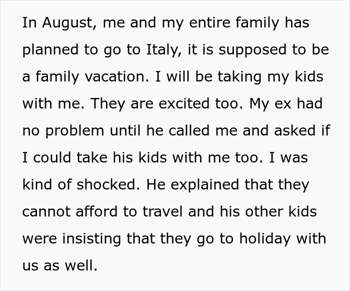 Woman Called A &ldquo;Greedy Witch&rdquo; By Ex&rsquo;s Mistress For Refusing To Take Her 3 Kids On A Trip To Italy