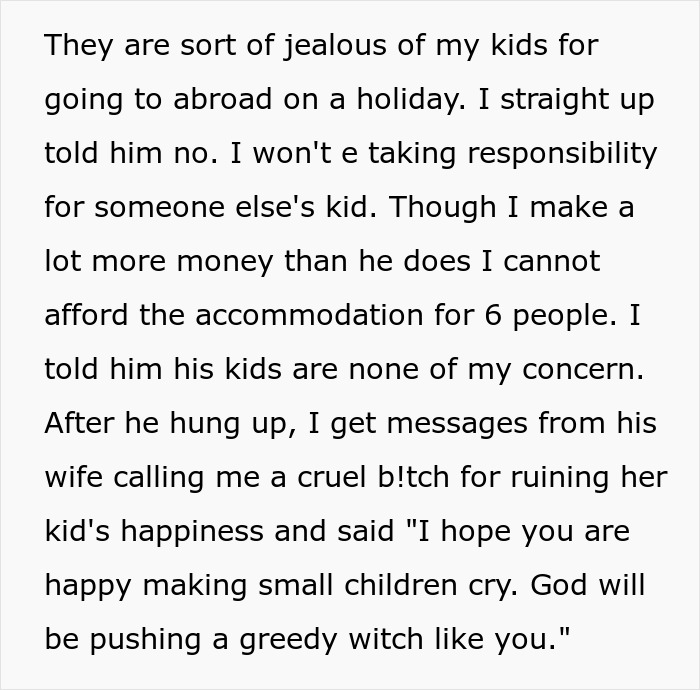 Woman Called A &ldquo;Greedy Witch&rdquo; By Ex&rsquo;s Mistress For Refusing To Take Her 3 Kids On A Trip To Italy