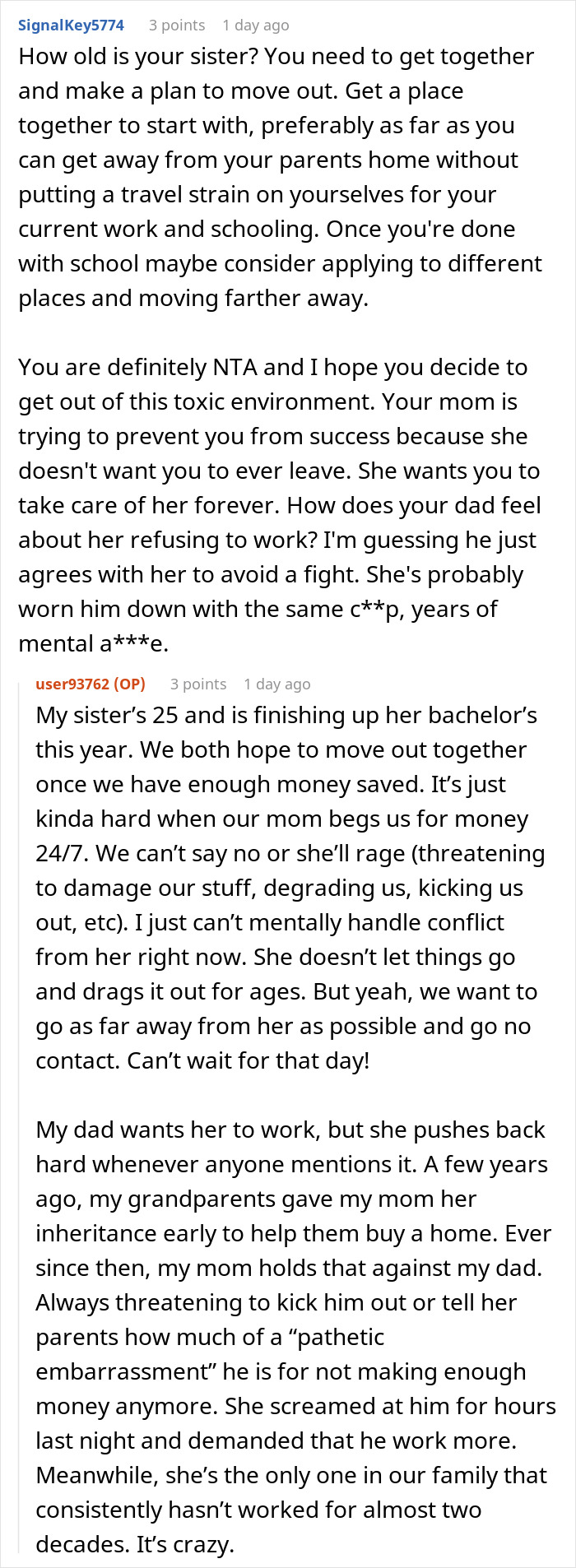 Woman Who Hasn&rsquo;t Worked Since 2006 Demands That Child Drop Out Of College To Pay Her Bills