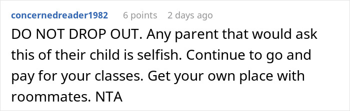 Woman Who Hasn&rsquo;t Worked Since 2006 Demands That Child Drop Out Of College To Pay Her Bills