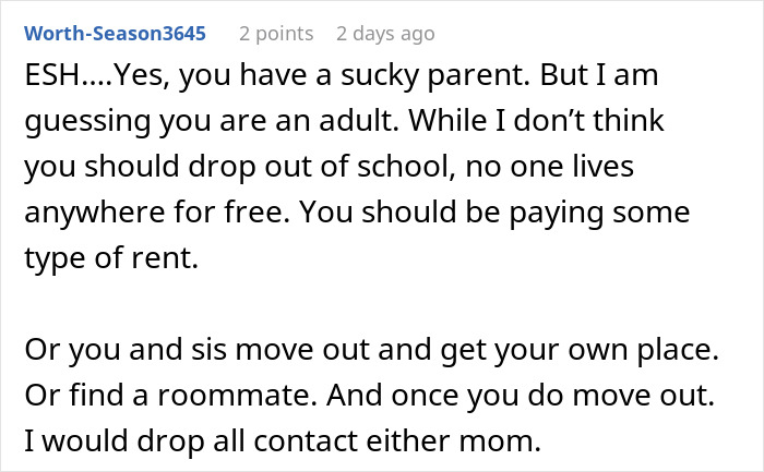 Woman Who Hasn&rsquo;t Worked Since 2006 Demands That Child Drop Out Of College To Pay Her Bills