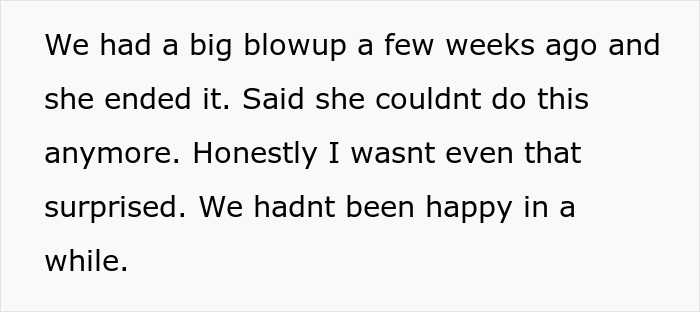 GF Dumps Guy, Starts Saying She Overreacted After He Tells Her She Has To Move Out In 45 Days