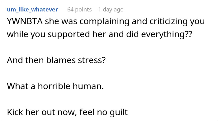 GF Dumps Guy, Starts Saying She Overreacted After He Tells Her She Has To Move Out In 45 Days
