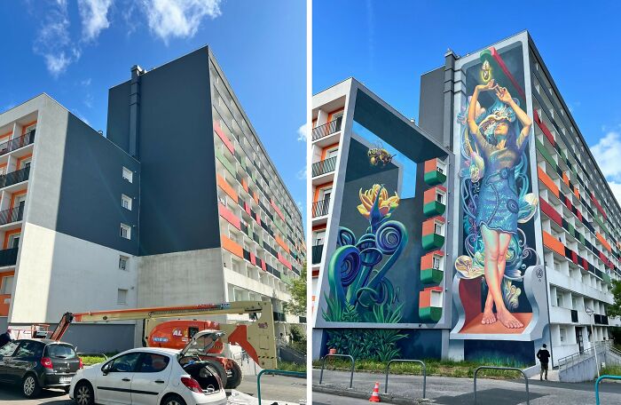 This Artist Paints Realistic 3D Murals On Dull Building Walls (20 New Pics)
