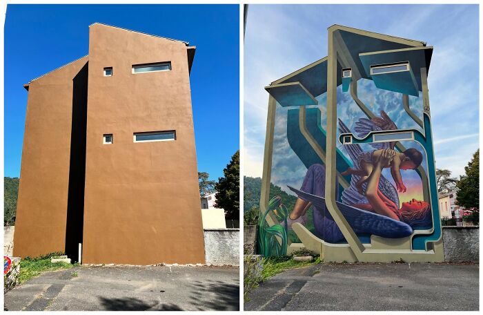 This Artist Paints Realistic 3D Murals On Dull Building Walls (20 New Pics)