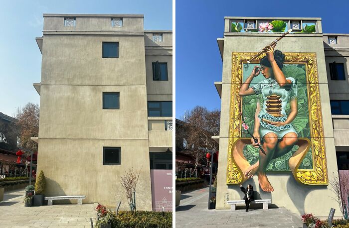 This Artist Paints Realistic 3D Murals On Dull Building Walls (20 New Pics)