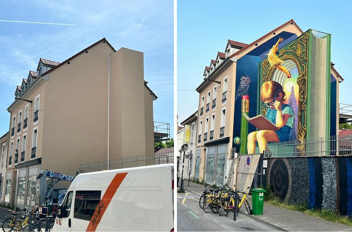 This Artist Paints Realistic 3D Murals On Dull Building Walls (20 New Pics)