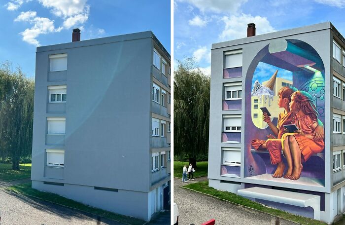 This Artist Paints Realistic 3D Murals On Dull Building Walls (20 New Pics)