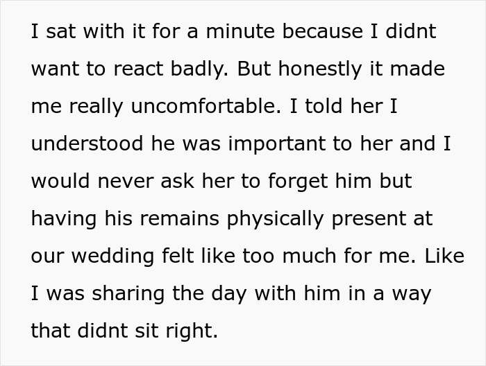 Woman Wants To Share Wedding With Late BF, Fianc&eacute; Hurt As She Pushes His Ashes Front And Center