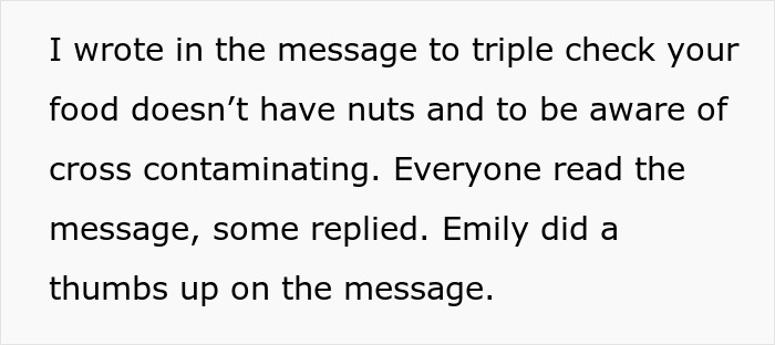 Guestzilla Believes She Can Ignore Food Allergy Restrictions Set By Party Host, Ends Up Disinvited