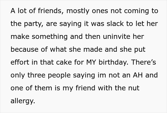 Guestzilla Believes She Can Ignore Food Allergy Restrictions Set By Party Host, Ends Up Disinvited