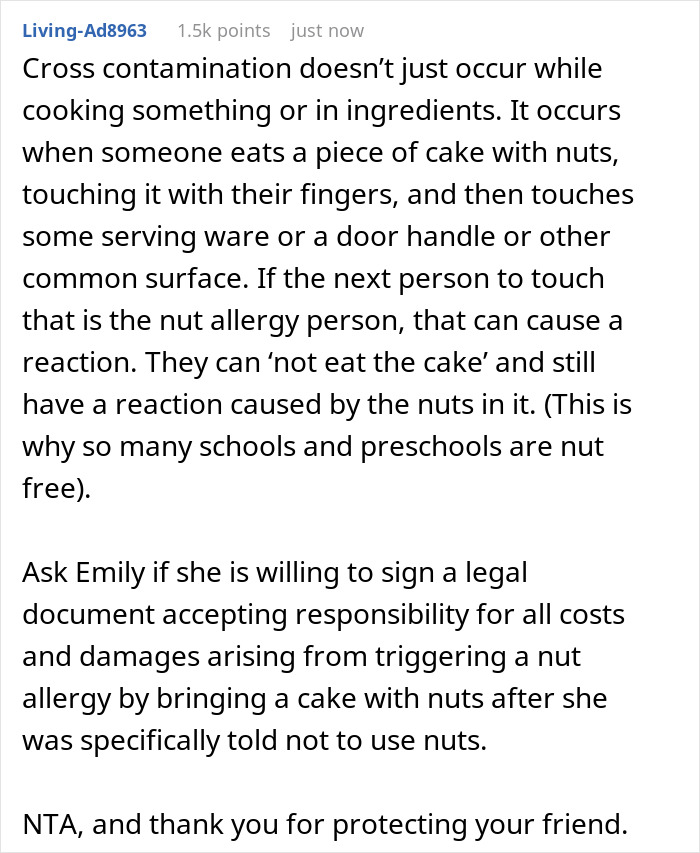 Guestzilla Believes She Can Ignore Food Allergy Restrictions Set By Party Host, Ends Up Disinvited
