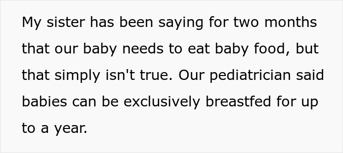 Childless Sis Keeps Lecturing Man About Baby Food, Livid When He &ldquo;Mansplains&rdquo; Breastfeeding To Her