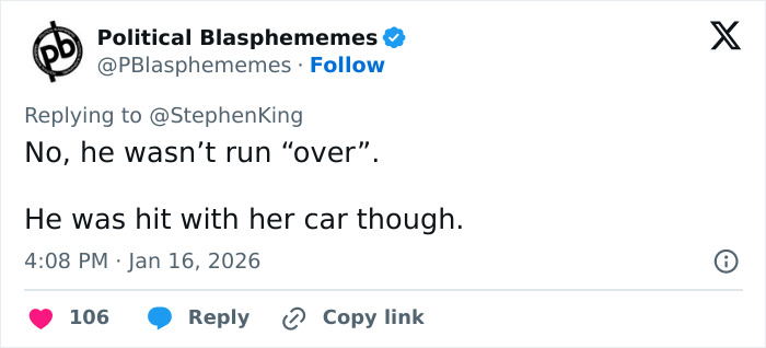 “Still Writing Fiction”: Stephen King Faces Backlash Over Post About ICE Agent Jonathan Ross