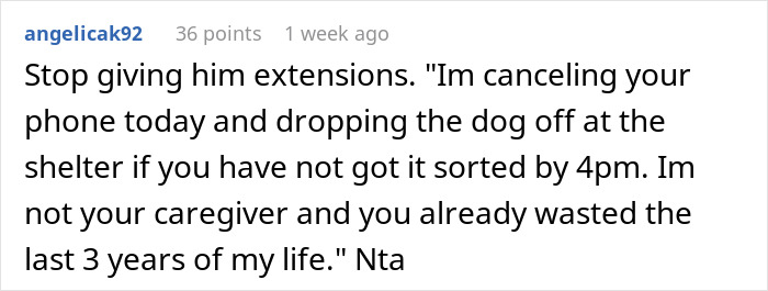 Woman Can’t Handle Ex’s Dog, Threatens To Take It To A Shelter And He Doesn’t Do Anything